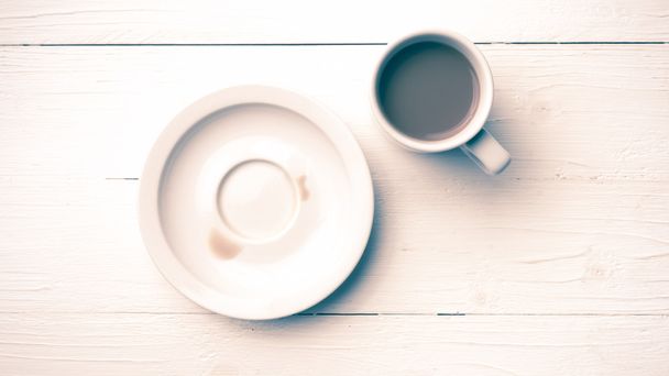 kávé csésze foltot vintage stílusú - Fotó, kép