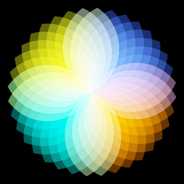 kleurenwielen. vectorillustratie - Vector, afbeelding