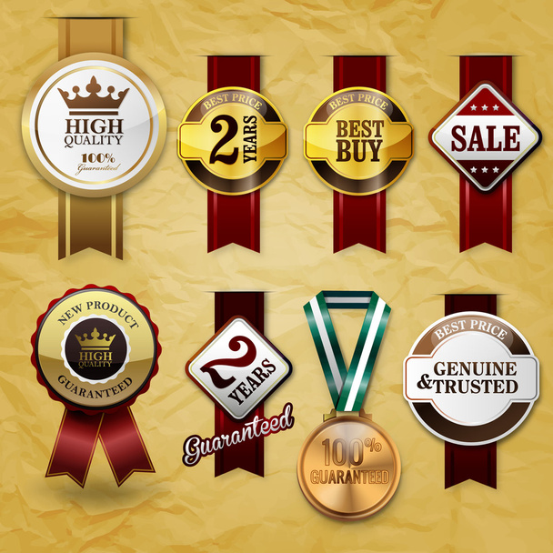 Quality badges collection - Vector, Image
