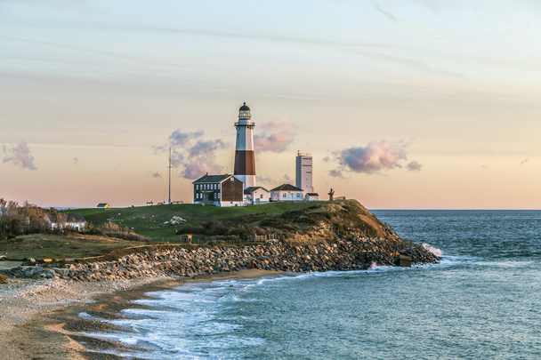 Montauk Point Light, Faro, Long Island, New York, Suffolk
 - Foto, immagini