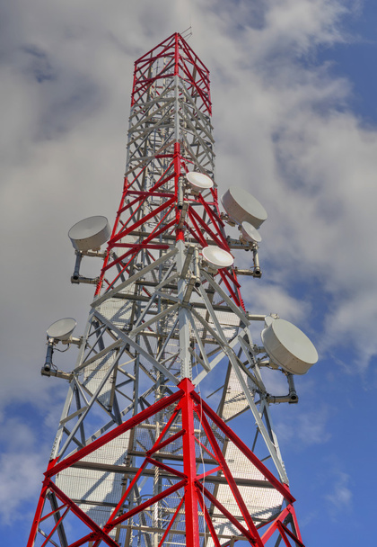 Wieża anteny komunikacyjne - Zdjęcie, obraz