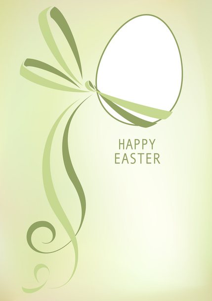 Tarjeta de felicitación de Pascua - Vector, imagen