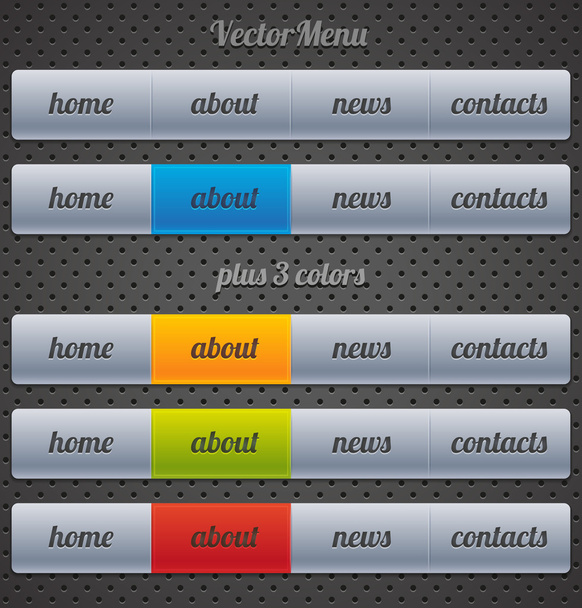 Moderne menu sjabloon - Vector, afbeelding
