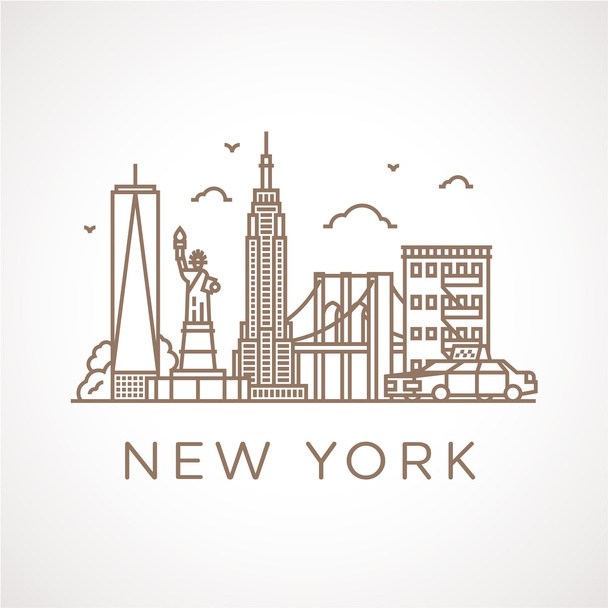 New York City - Vektor, obrázek
