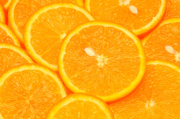 φέτες πορτοκαλιού φόντο - Φωτογραφία, εικόνα