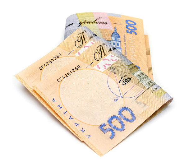 Notas de moeda ucraniana
 - Foto, Imagem