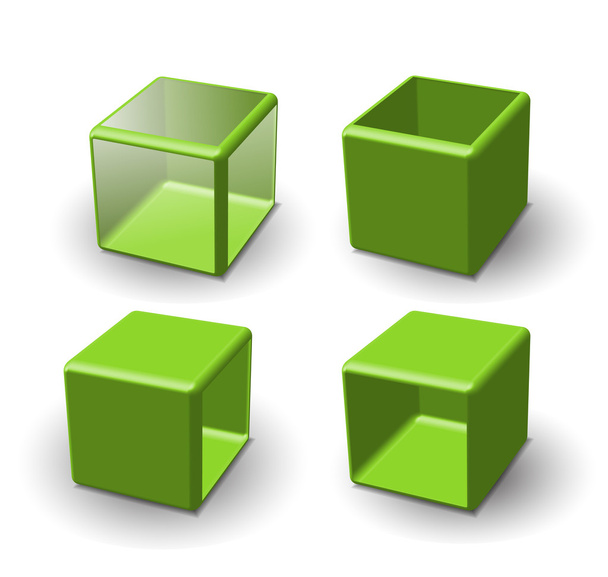 Conjunto de cubo 3d
 - Vetor, Imagem