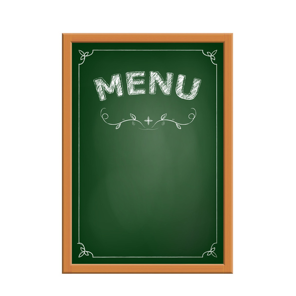 chalk board menu. - Vecteur, image