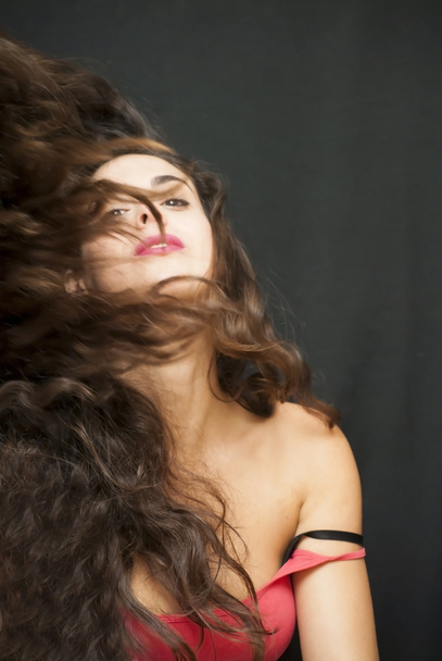 Beautiful  Woman Shaking Her Hair - Fotografie, Obrázek