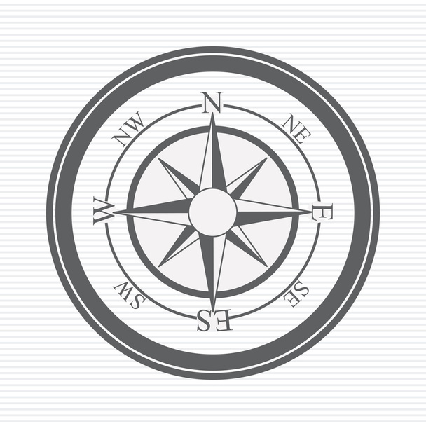 Конструкция компаса, векторная иллюстрация
 - Вектор,изображение