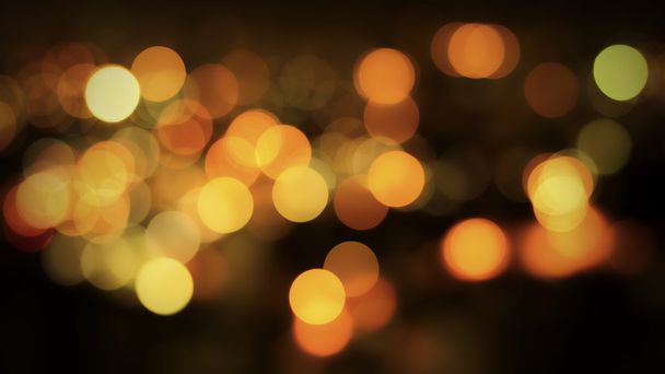 Abstract Night Traffic Bokeh Background with Defocused Lights - Foto, Imagen