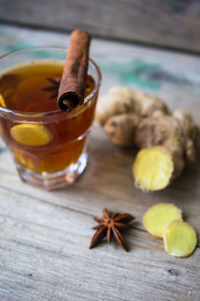 Tea with ginger - Photo, Image