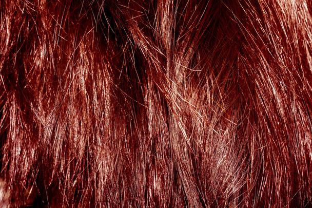 rote Haarstruktur - Foto, Bild