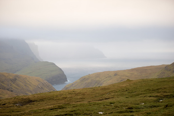gyönyörű táj, a Feröer-szigetek - Fotó, kép