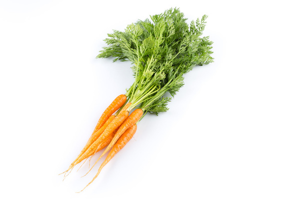 fresh carrots isolated on white background - Valokuva, kuva