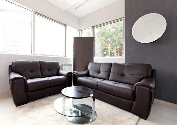 Leather sofa - Photo, Image