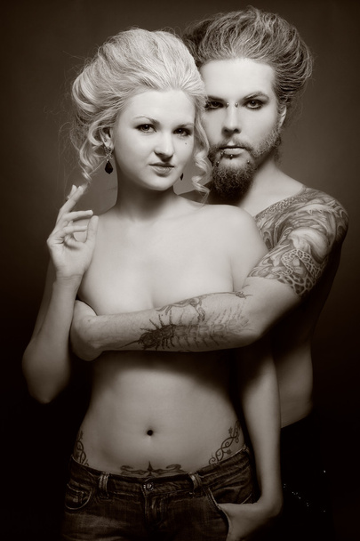 Gothic couple - Photo, Image