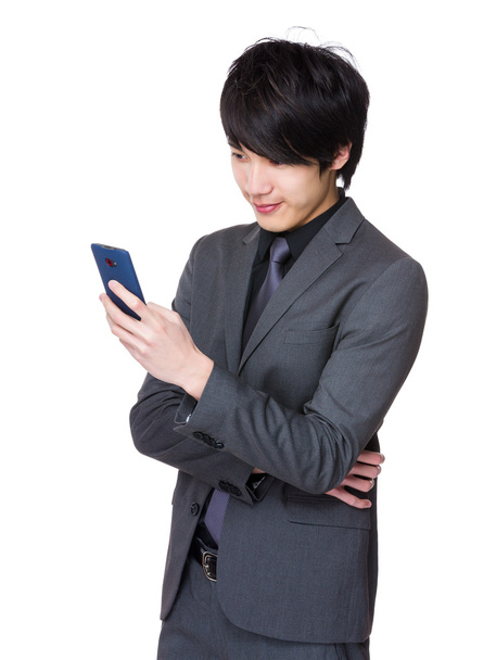 Młody biznesmen azjatyckich w garniturze - Zdjęcie, obraz