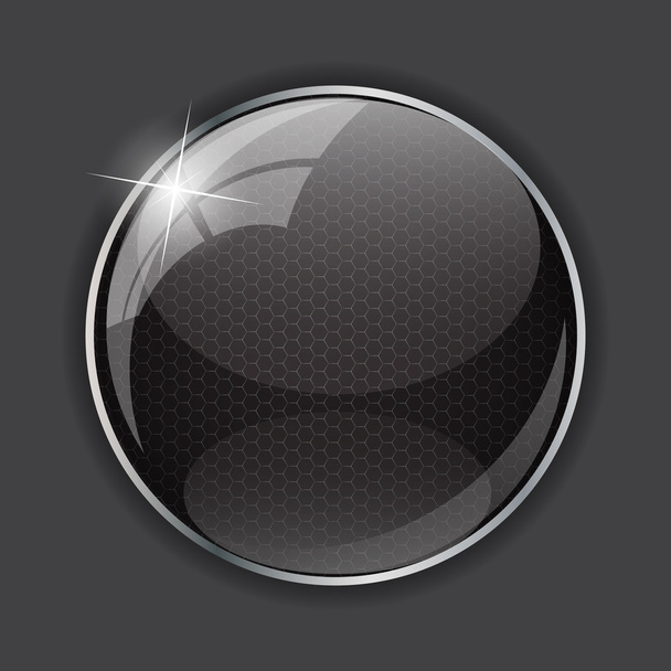 Glossy Application Icon Template Vector Illustration - Wektor, obraz