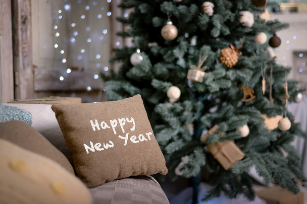 Happy new year decoration. Merry christmas decoration - Foto, Imagem