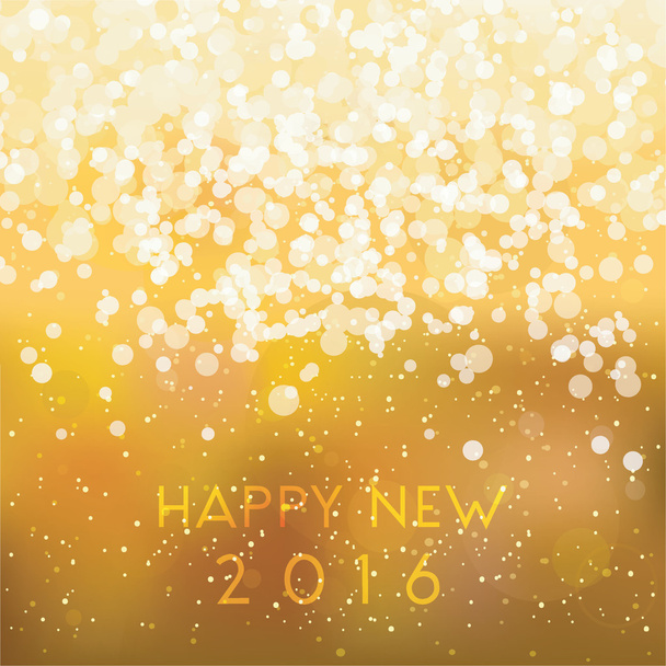 Happy New 2016 Greeting Card - Vector, Image