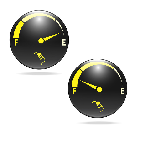 Fuel gauge, Gas meter illustration - Vector, Image