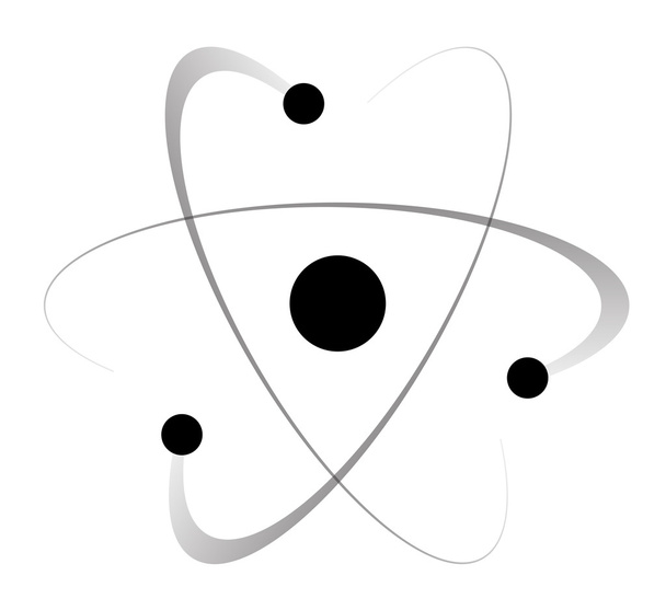 Atomové hmotnosti struktura - Vektor, obrázek