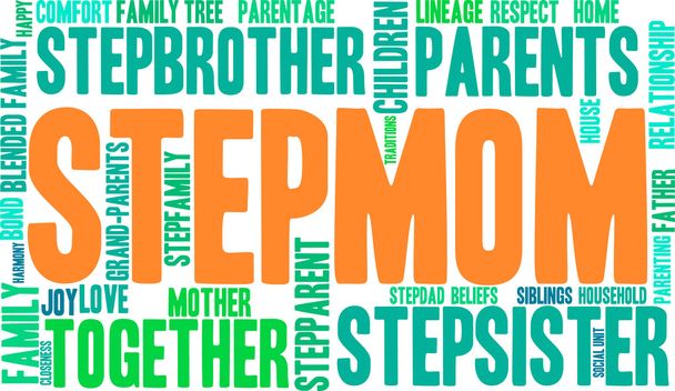 Stepmom Word Cloud - Vector, afbeelding