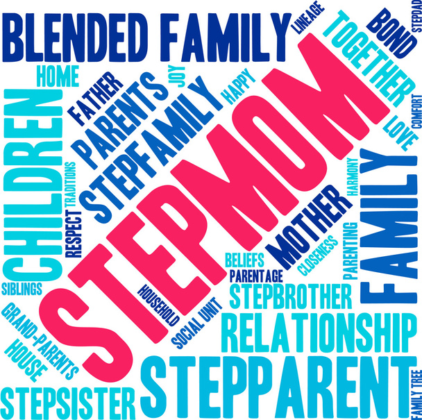Stepmom Word Cloud - Vector, afbeelding