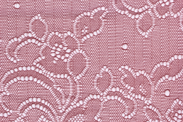Makro laukaus vaaleanpunainen ja magenta pitsi rakenne materia
 - Valokuva, kuva