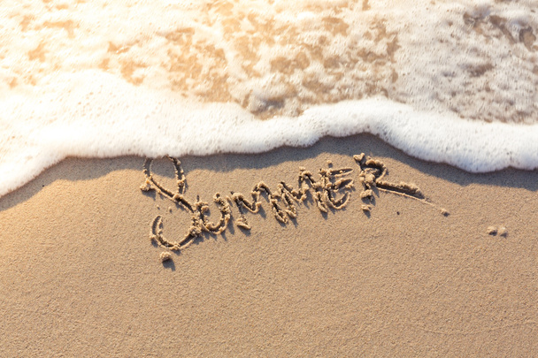 Summer word on beach - Photo, Image