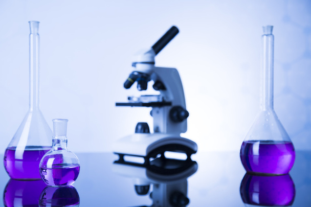 Laboratory glass, Chemistry science concept - Photo, image
