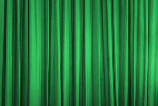 fondo de cortina verde - Foto, imagen