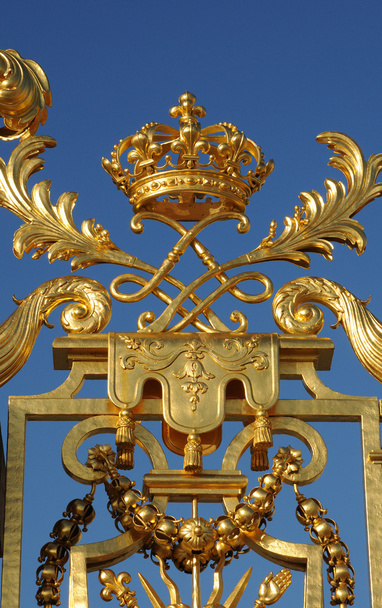 France, porte dorée du château de Versailles
 - Photo, image