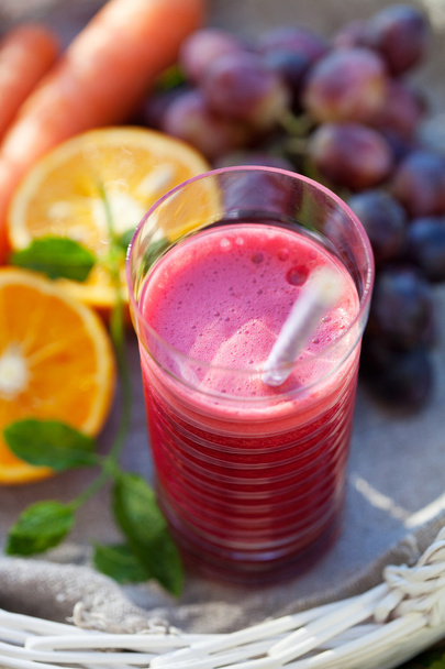 Homemade healthy juice - Foto, afbeelding