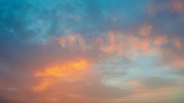 farbenfroher Sonnenuntergang. Teneriffa, Kanarische Inseln. Spanien - Foto, Bild