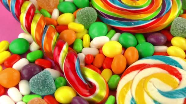 Şeker tatlı Snack Sugarly lolly tatlı jöle - Video, Çekim