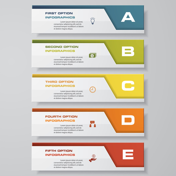 Design clean number banners template/graphic or website layout. - Vecteur, image