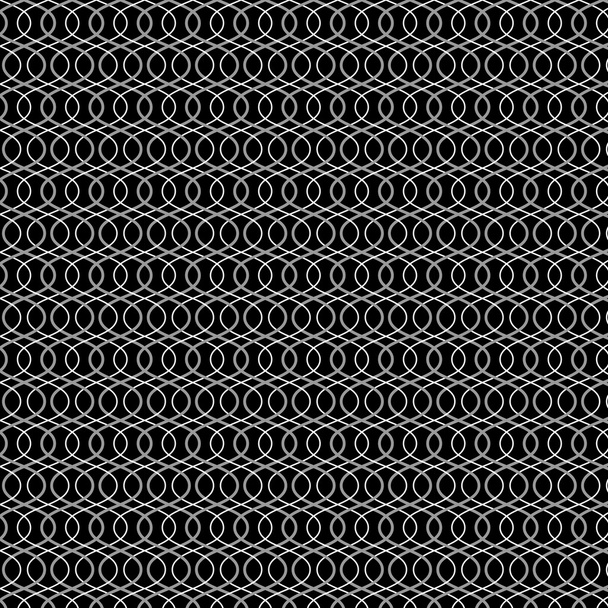 schwarz-weißes Gittermuster - Vektor, Bild