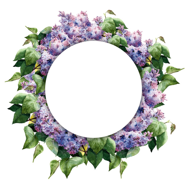 wreath with lilac - Foto, Imagem