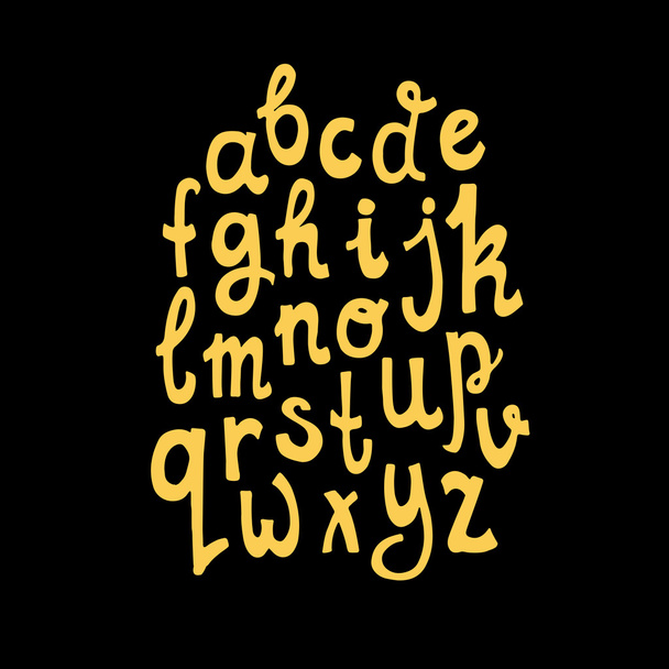 Lower case alphabet - Wektor, obraz