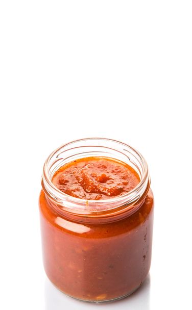 Spaghetti-Sauce im Einmachglas - Foto, Bild