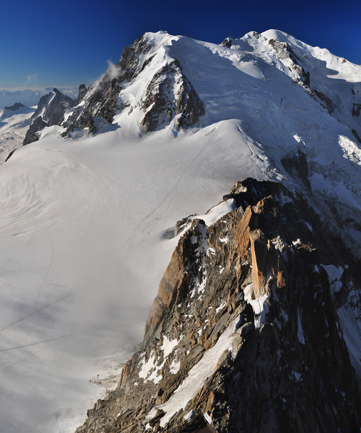 Mont Blanc vue panoramique du massif
 - Photo, image