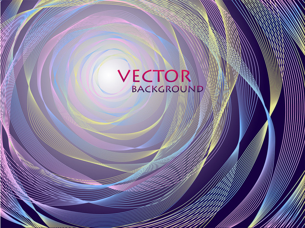 Vector abstract concentric background - Vettoriali, immagini