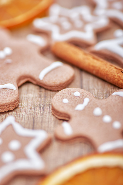 Χριστουγεννιάτικα μπισκότα, μελόψωμο - Φωτογραφία, εικόνα