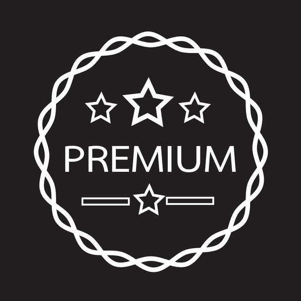 Vintage premium label icon - Вектор, зображення