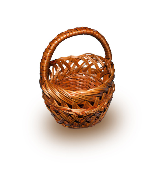 cesta de mimbre con vides
 - Foto, Imagen
