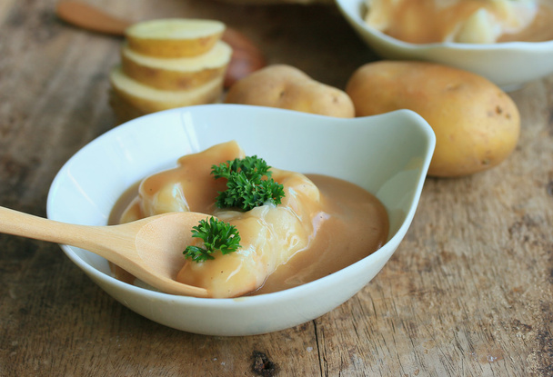 mashed potatoes with fresh - Photo, Image