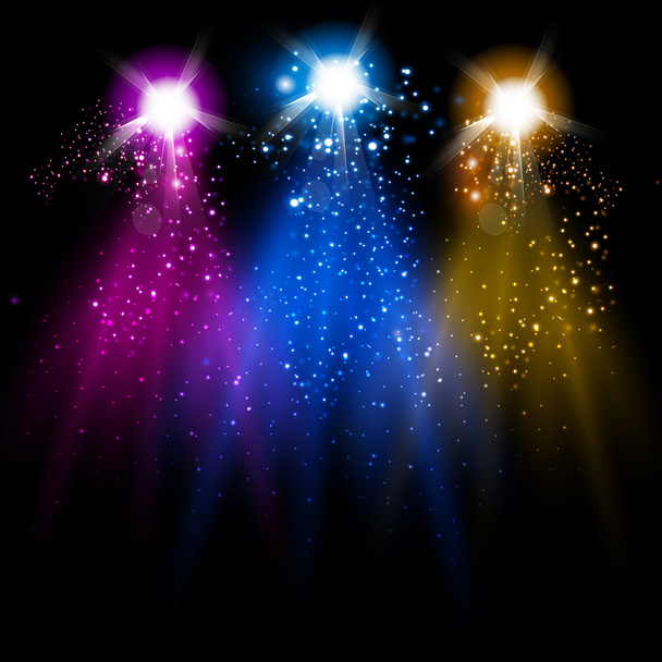 disco light and Sparkling you can easy editable - Vector, afbeelding