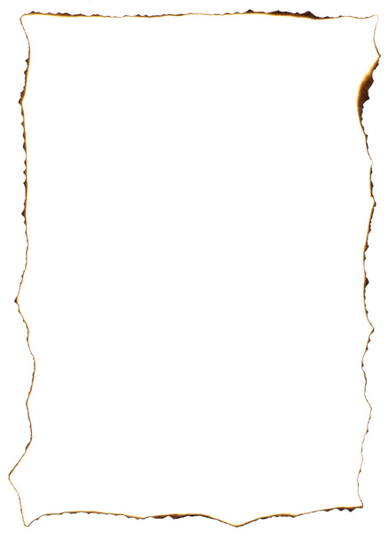 Рамка обожженных краев на старом листе бумаги
 - Фото, изображение